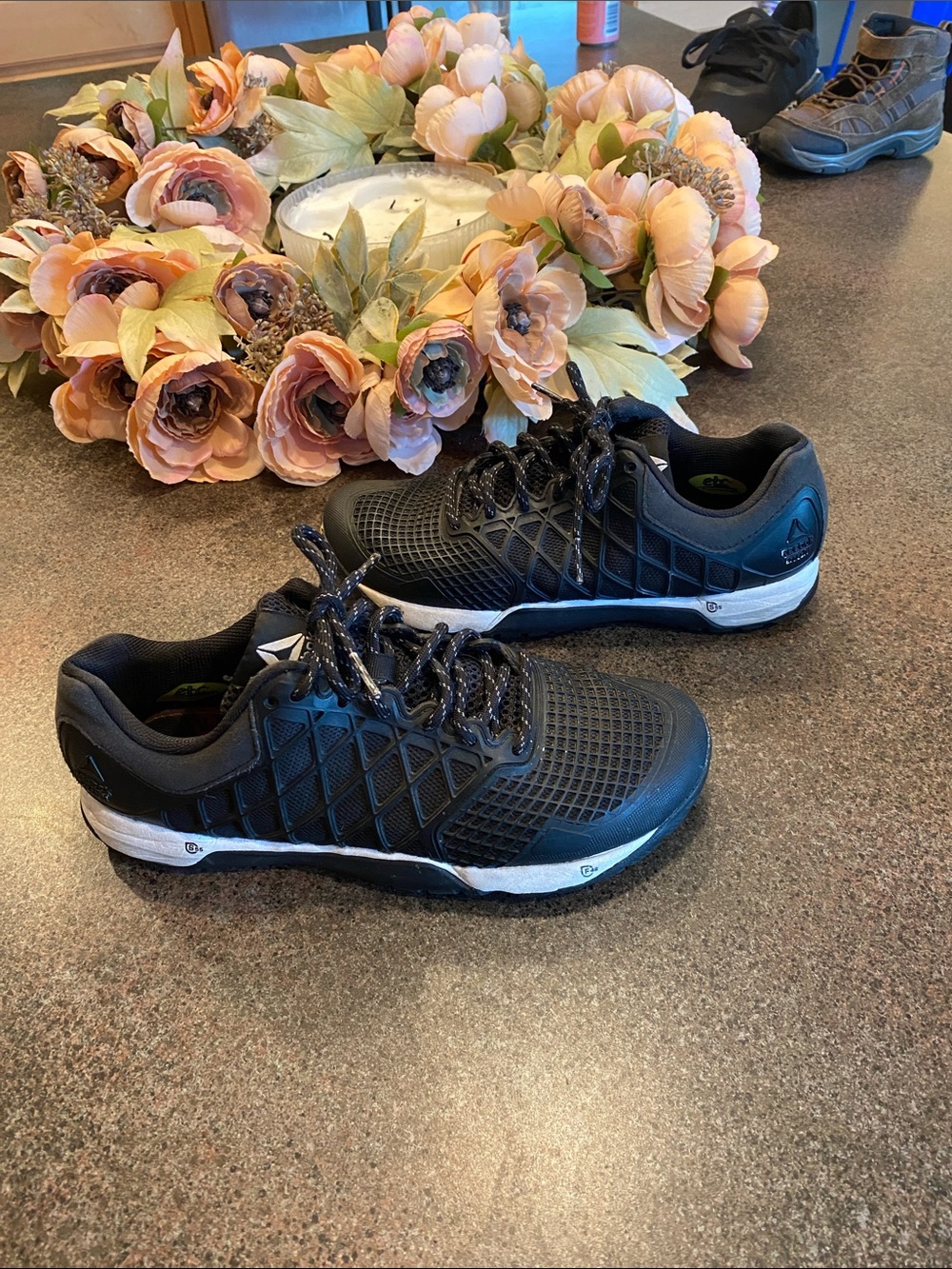 Reebok Women’s Black and White Athletic Training Shoes